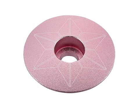 Supacaz Star Cap (Pink Anodized)