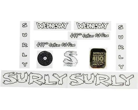 Surly Wednesday Decal Set White