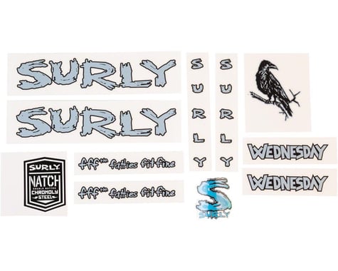 Surly Wednesday Decal Set (Light Blue)