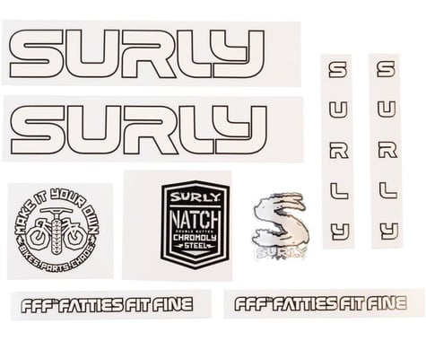 Surly Intergalactic Decal Set (White)