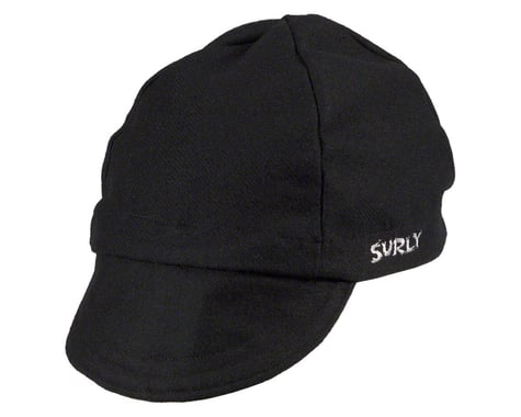 Surly Wool Cycling Cap (Black) (L/XL)