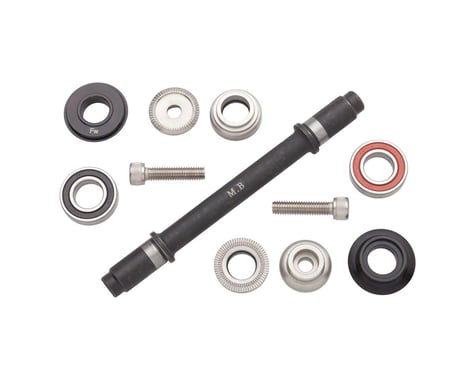 Surly Ultra New Hub Axle Kit for 120mm Rear Free/Free Black
