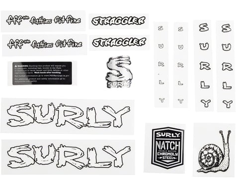 Surly Straggler Decal Set (White)