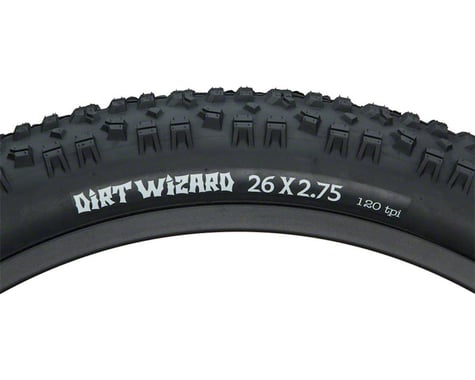 Surly Dirt Wizard Tire - 26 x 2.75, Clincher, Folding, Black, 120tpi