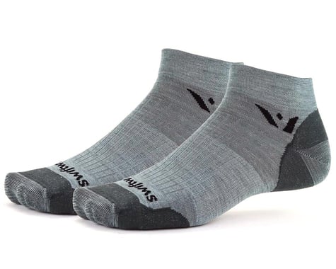 Swiftwick Pursuit One Ultralight Socks (Heather Grey) (XL)