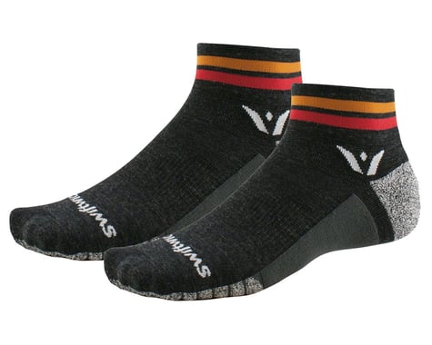 Swiftwick Flite XT Trail Two Socks (Stripe Red) (L)