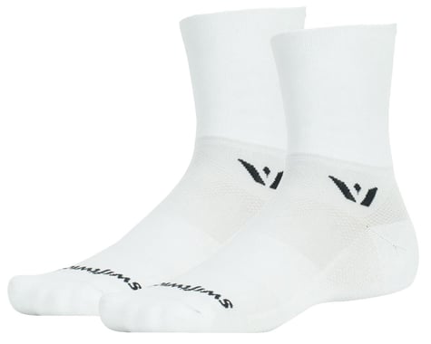 Swiftwick Aspire Four Socks (White) (XL)