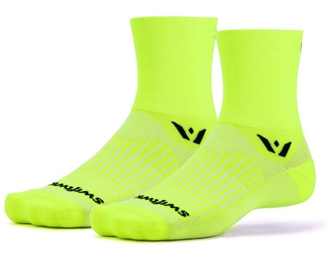 Swiftwick Aspire Four Socks (Hi-Vis Yellow) (XL)
