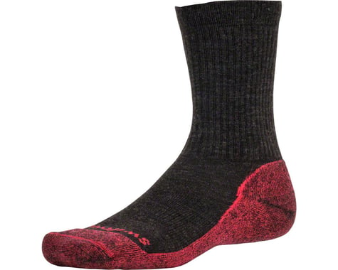 Swiftwick Pursuit Six Light Cushion Hike Sock (Brown/Red)