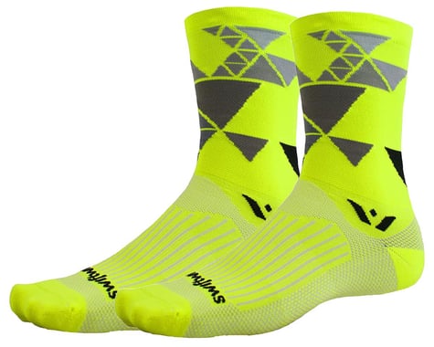 Swiftwick Vision Six Geometric Socks (Yellow)