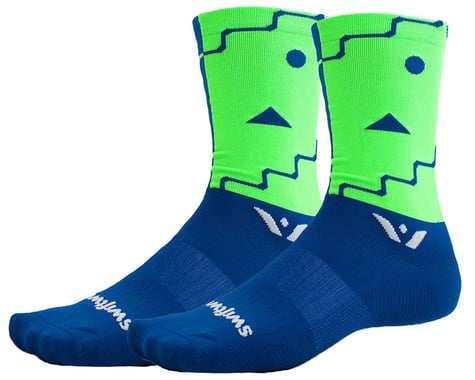 Swiftwick Vision Six Abstract Socks (Blue)