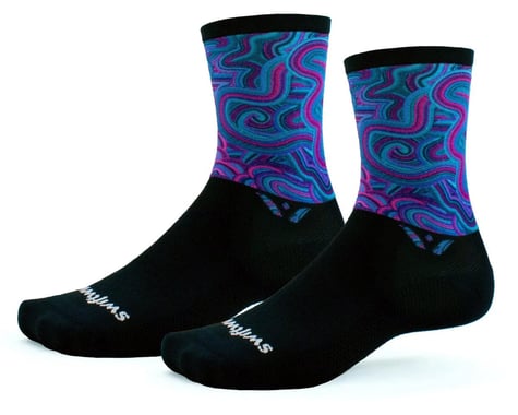 Swiftwick Vision Six Impression Socks (Electrowave) (S)