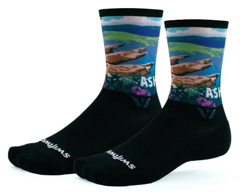 Swiftwick Vision Six Socks (Impression Asheville) (L)