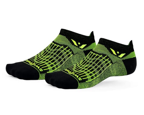 Swiftwick Aspire Zero Tab (Black/Hi-Viz Wave) (L)