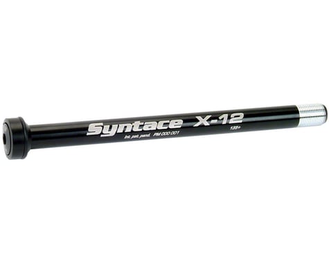 Syntace X-12 Rear Thru Axle (Black) (12 x 142mm) (177mm) (1.0mm)
