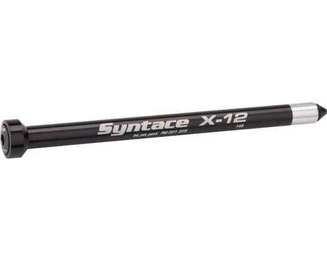 Syntace X-12 Rear Thru Axle (Black) (12 x 148mm) (183mm) (1.0mm)