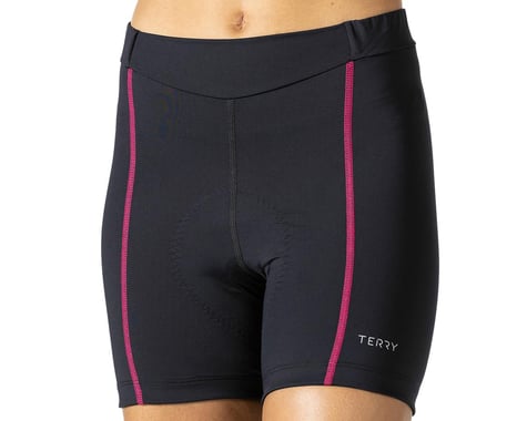 Terry Women's Bella Short (Black/Pink) (Short Inseam) (L)
