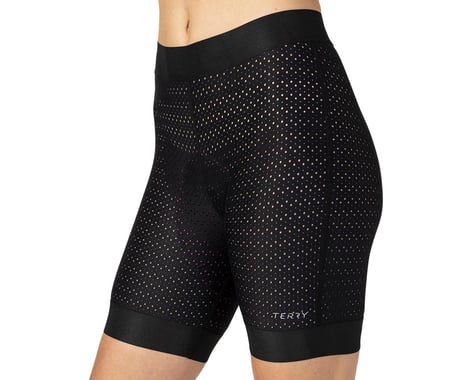 Terry Women's Performance Liner Shorts (Black) (XL)