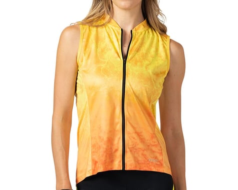 Terry Women's Breakaway Sleeveless Jersey Full Zip (Marigold) (S)