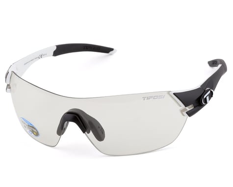 Tifosi Slice Sunglasses (Black/White) (Light Night Fototec Lens)