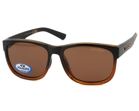 Tifosi Swank XL Sunglasses (Brown Fade) (Brown Polarized Lenses)