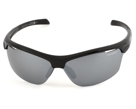 Tifosi Intense Sunglasses (Gloss Black) (Smoke Lens)