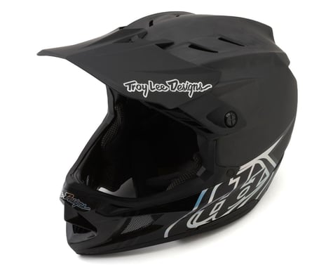 Troy Lee Designs D4 Carbon Full Face Helmet (Stealth Black) (S)