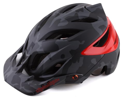 Troy Lee Designs A3 MIPS Helmet (Camo Grey/Red) (XS/S)