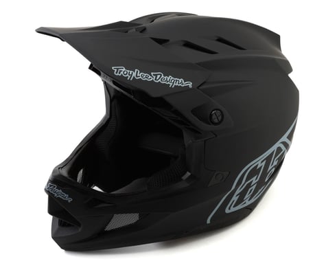 Troy Lee Designs D4 Polyacrylite Full Face Helmet (Stealth Black) (XL)