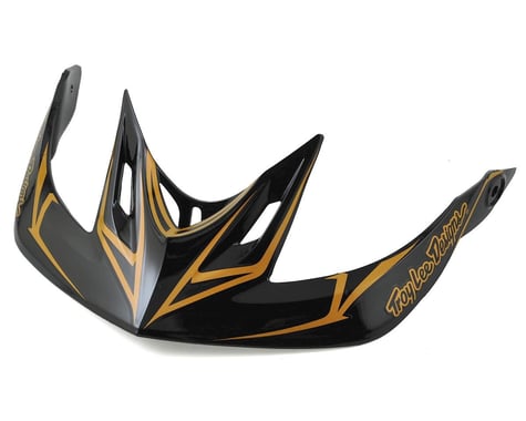 Troy Lee Designs A2 Helmet Visor for Pinstripe (Black/Gold)