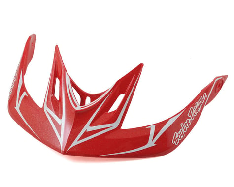 Troy Lee Designs A2 Helmet Visor for Pinstripe (Red/Black)
