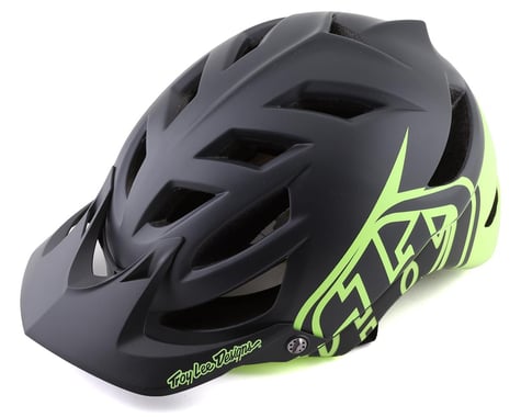 Troy Lee Designs A1 MIPS Helmet (Classic Grey/Green) (XL/2XL)