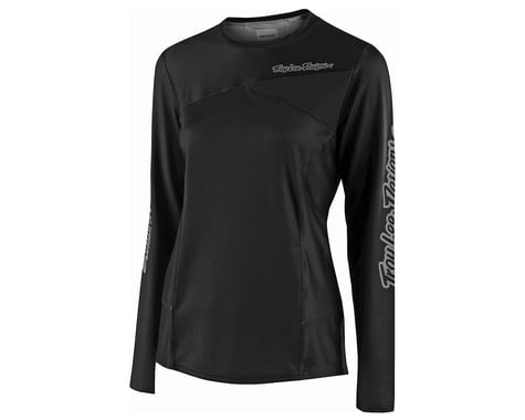 Troy Lee Designs Women's Skyline Long Sleeve Jersey (Black) (XL)