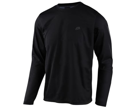 Troy Lee Designs Flowline Long Sleeve Jersey (Black) (XL)