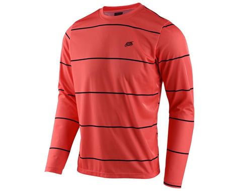 Troy Lee Designs Flowline Long Sleeve Jersey (Stacked Coral) (S)