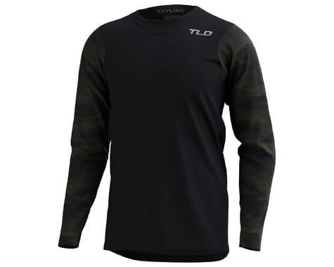 Troy Lee Designs Skyline Long Sleeve Chill Jersey (Hide Out Black) (M)