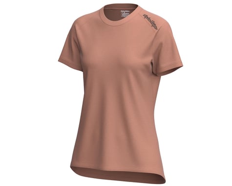 Troy Lee Designs Women's Lilium Short Sleeve Jersey (Mono Terra Cotta) (S)