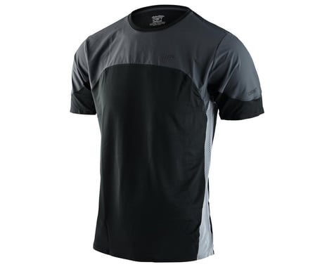 Troy Lee Designs Drift Short Sleeve Jersey (Solid Dark Charcoal) (M)
