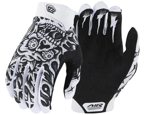 Troy Lee Designs Air Gloves (Skull Demon White/Black) (2XL)