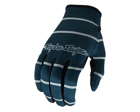 Troy Lee Designs Flowline Gloves (Stripe Blue Grey) (S)
