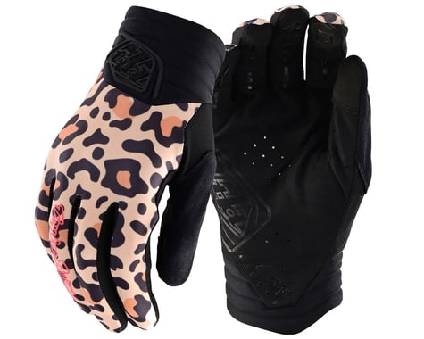 Troy Lee Designs Womens Luxe Glove (Leopard Bronze) (S)