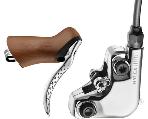 TRP Hylex RS Hydraulic Disc Brake and Lever (Gum/Silver) (Front) (Flat Mount)