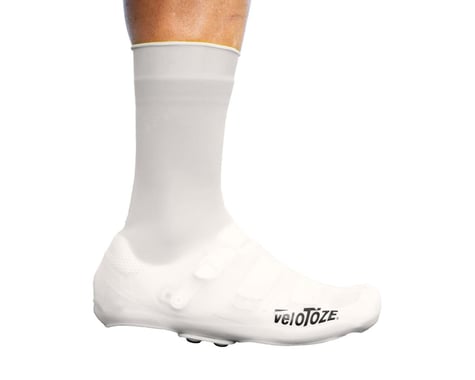 VeloToze Silicone Cycling Shoe Covers (White) (S)
