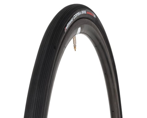 Vittoria Corsa Control TLR Tubeless Road Tire (Black) (700c / 622 ISO) (30mm)