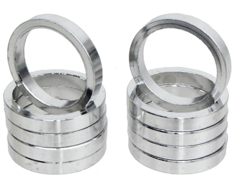 Vuelta Aluminum Headset Spacers (Silver) (1") (5mm)