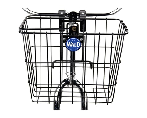 Wald 3114 Front Quick Release Basket w/ Bolt-On Mount (Gloss Black)
