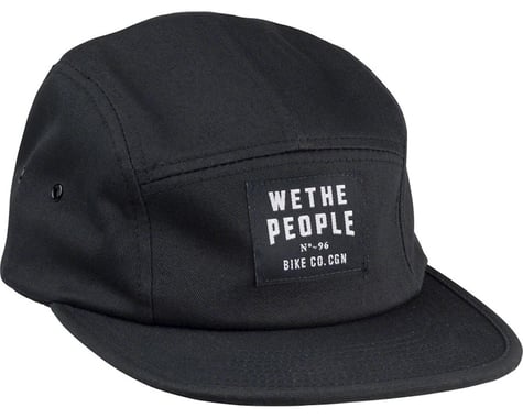 We The People Patch 5 Panel Cap: Black One Size