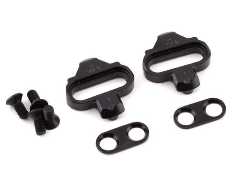 Wellgo Clipless Cleats for SPD Style Pedals (Black) (4°)