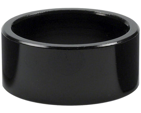 Wheels Manufacturing 1-1/8" Headset Spacer (Black) (1) (15mm)