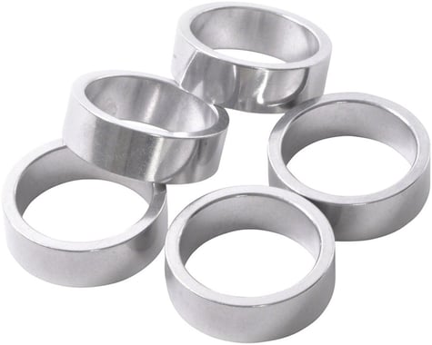 Wheels Manufacturing 1" Headset Spacer (Silver) (5) (10mm)